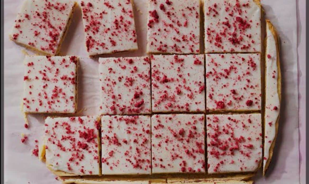 Recipe Hindbærsnitter (Raspberry Slices)