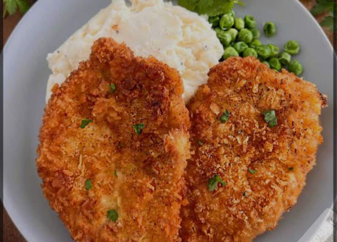 Recipe Krebinetter (Breaded Pork Chops)