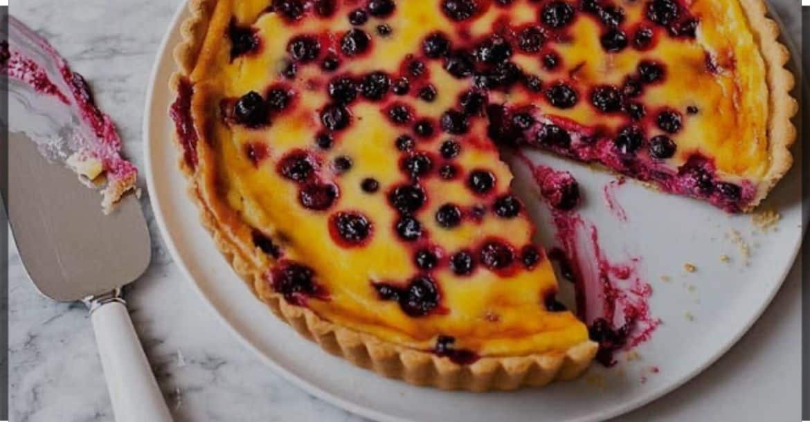 Recipe Solbærtærte (Black Currant Tart)