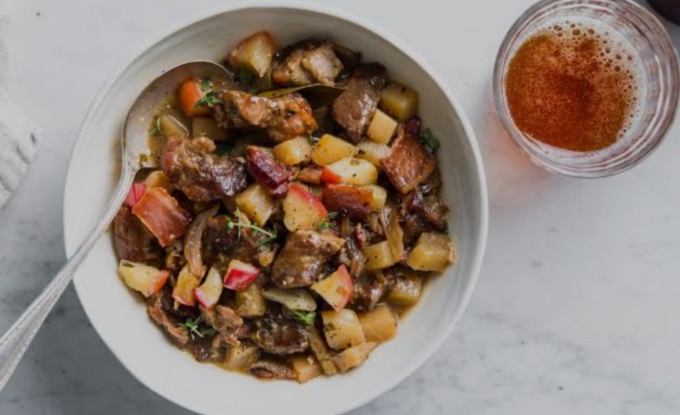 Recipe Æbleflæsk (Apple and Pork Stew)