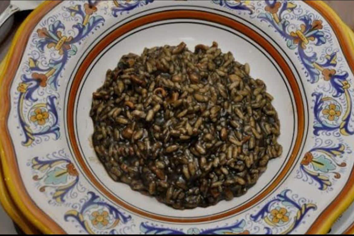 Risotto al Nero di Seppia (Black Cuttlefish Risotto)