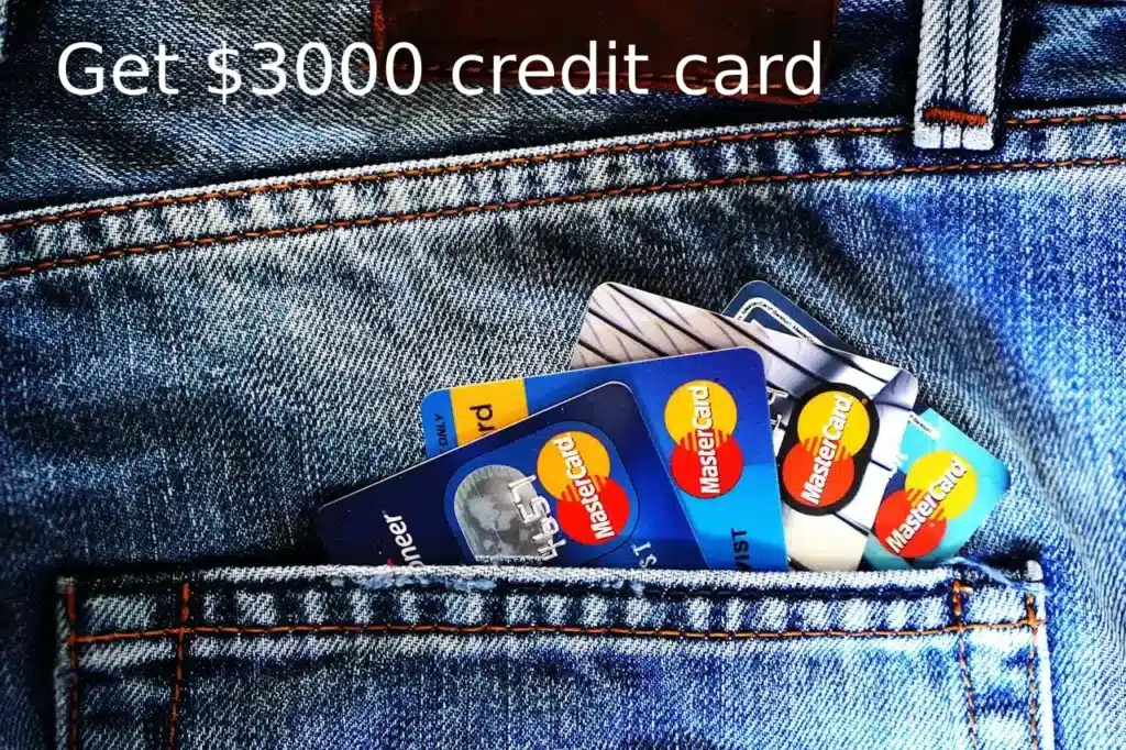 3000 credit card